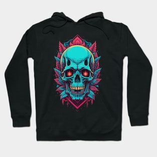 Futuristic Cyberpunk Skull Hoodie